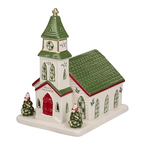 Spode Christmas Tree Miniature Church Cover