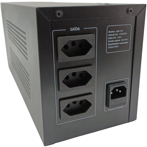 No-Break 1200VA Onda Senoidal Simulada com Alta Capacidade de Armazenamento e Gerenciamento Remoto A