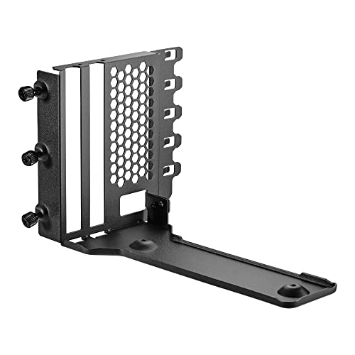 Phanteks (PH-VGPUKT4.0_03R Gen4 Vertical GPU Bracket, 220mm Flat Line PCI-E Gen4 x16 Riser Cable Kit (Black)