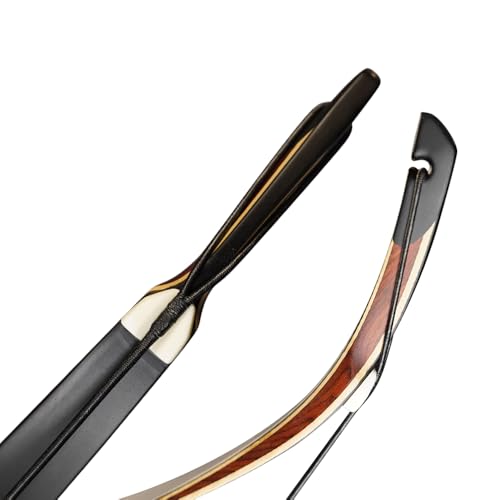 AF Archery Tatar Recurve Bow, 54\" Traditional Laminated Horse Bow for Mounted Archery and Precision Shooting Longbow Left Right Hand (D1 Tatar, 40lbs)