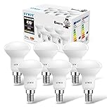 LVWIT E14 LED Light Bulb,4.9W R50 Led Spotlight Reflector Screw Bulbs, E14 Bulb, 2700K,470Lm,Small Screw Light Bulb,120 Degree Angle,Non-Dimmable (6 PCS)