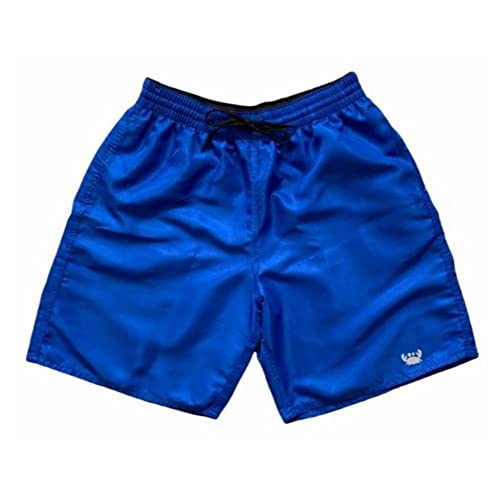 Kit 3 Shorts Moda Praia Lisos Tactel Masculinos Cordão Neon Relaxado (G, Preto-Verde, Cinza-Laranja