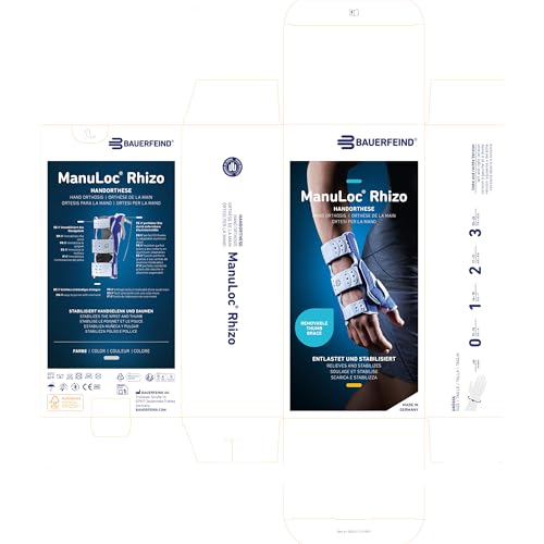 Bauerfeind Ortesi Per Polso E Pollice Manuloc Rhizo, Titano, Destra, Misura 3 - 7