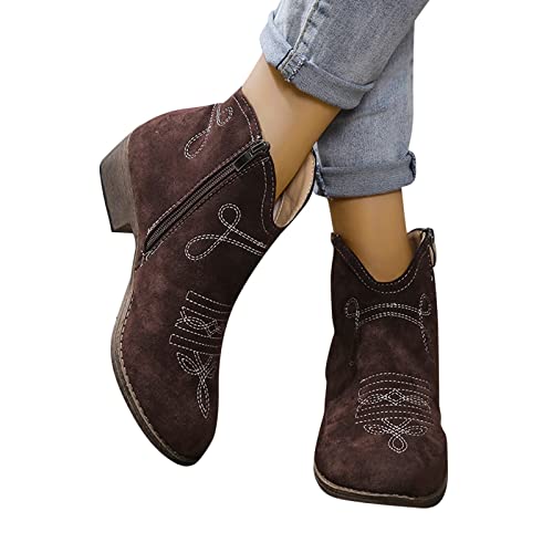 Generisch Cowboy Boots Damen, Cowboystiefel Damen Cowboyboots Sommerstiefel...