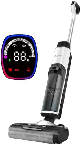 Hearten Aspiradora Fregadora Sin Cable, Desinfección con Agua Ele...
