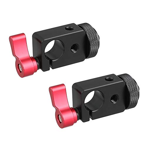 Image of CAMVATE 15mm Single Rod Clamp with 1 /4-20 Screw Mount for Monitor LED Light