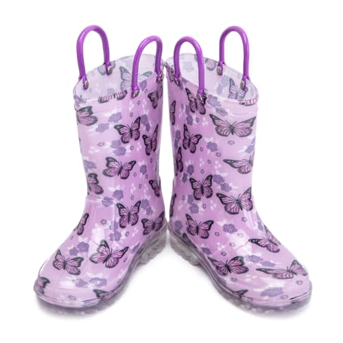 Image of HugRain Light Up Rain Boots for Little Kids