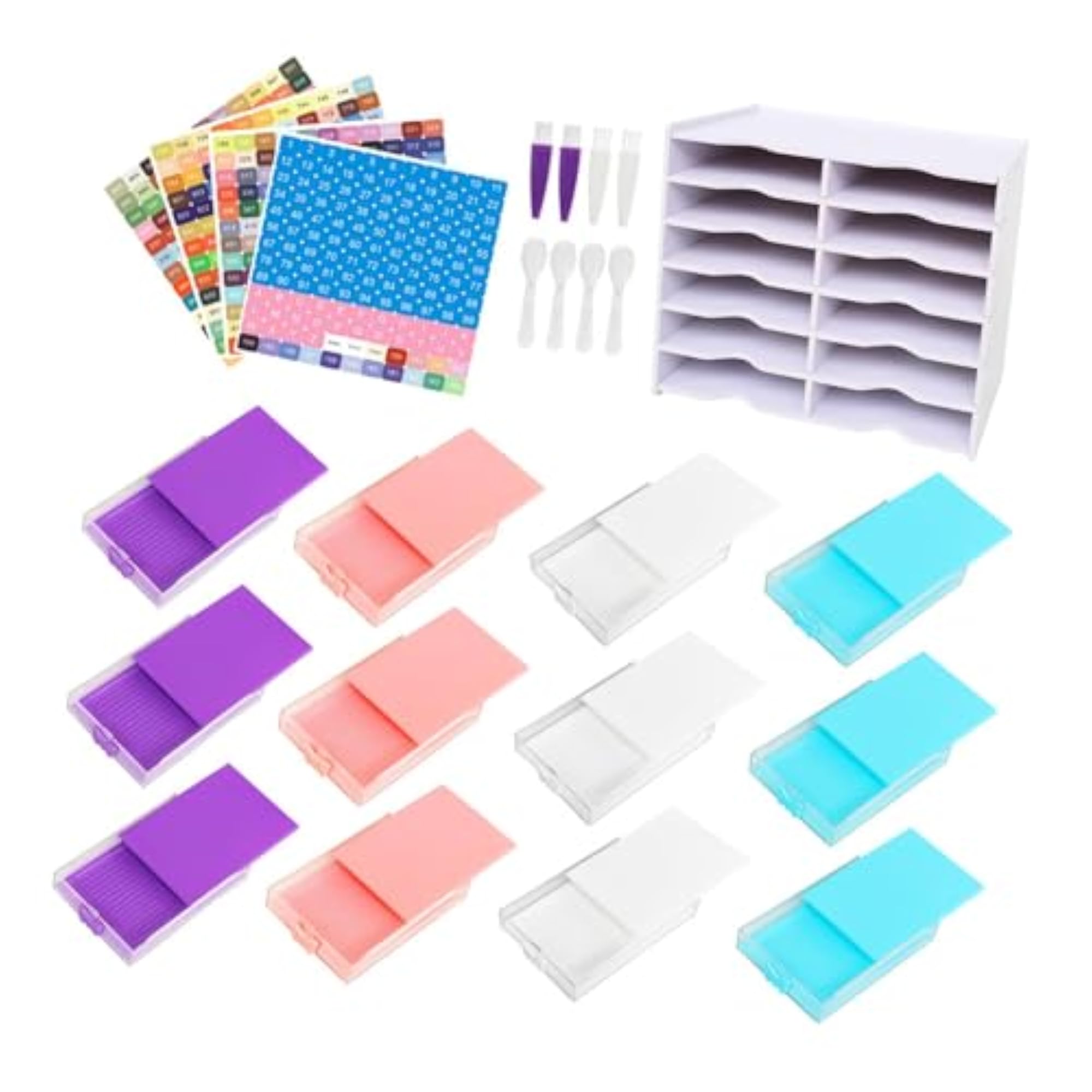 Multipurpose Big Drill Plate Tool with Storage Rack
