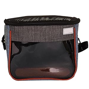 Hamster Carrier Bag, Upgraded Kleine huisdier vervoerder tas met verstelbare schouderband en ademend Mesh Pouch Portable…