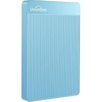 UnionSine External Hard Drive 500GB Ultra Slim Portable Hard Drive USB 3.0 HDD Storage Compatible for PC,Mac, Laptop, Xbox, Xbox one, PS4(Blue) HD2510