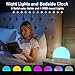 Sunrise Alarm Clock for Heavy Sleepers Adults,Digital Alarm Clocks Bedside Dimmable Night Light,White Noise Sound Machine 30 Soothing Sounds, Wake Up Light Alarm Clocks for Bedrooms,Ideal for Gift