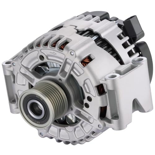 Image of BDFHYK 180A Alternator for Mercedes-Benz E320 3.0L V6 2007-2009, 121715015 | For Mercedes-Benz E300 2008-2009, E280 2007, 12V, Clockwise Rotation, 7-Groove Pulley