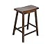 Set of 2 Acme 07304 Gaucho Stool, Walnut Finish, 24-Inch