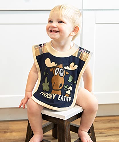 LazyOne Animal-Print Baby Bibs, Infant Bibs, Cute Baby Shower Gifts, One Size, Pack of 24