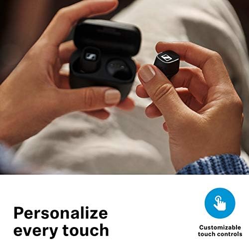 Sennheiser CX 400BT True Wireless Earbuds - Bluetooth In-Ear Headphones for Music and Calls - with Passive Noise Cancellation and Customisable Touch Controls, White