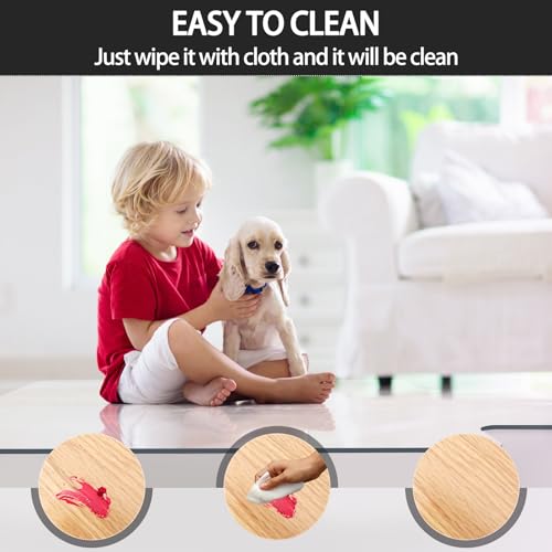 Kaisle CM-03 Office Chair Mat For Carpet Heavy Duty Hard Clear Chair Mats Under Desk Protector Floor Mat 48 Inch X 36 Inch Plastic Rolling Computer Mats thumb #5