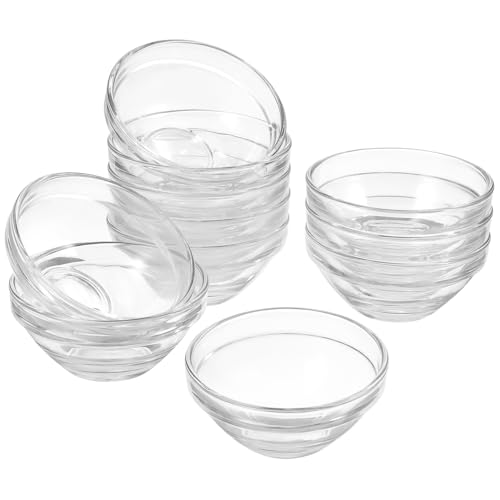 Set de 10 Tazones de Vidrio Transparentes para Mascarilla Facial miniatura 1