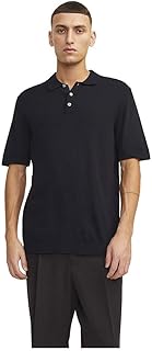 JACK & JONES Men's Emil Knitted Polo T-Shirt