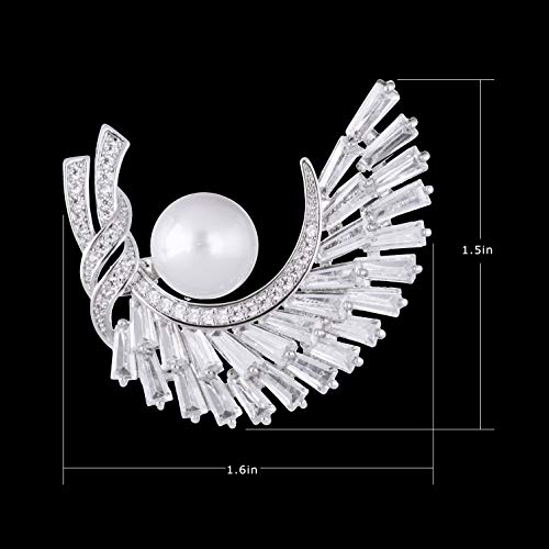 Image of Brooch Pins for Women Rinestone Fashion Statement Jewelry