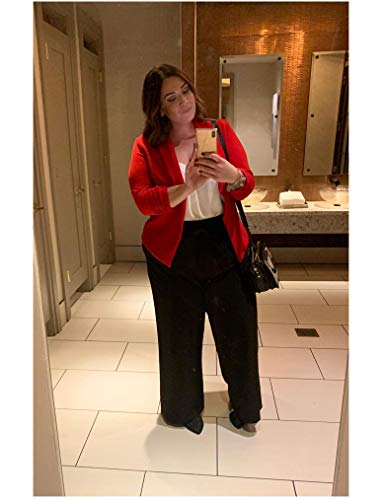 Image of POGTMM Women 3 /4 Sleeve Blazer Open Front Cardigan Jacket Work Office Blazer