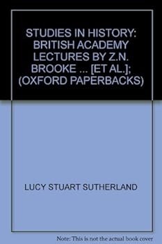 Paperback Studies in history: British Academy lectures by Z.N. Brooke ... [et al.]; (Oxford paperbacks) Book