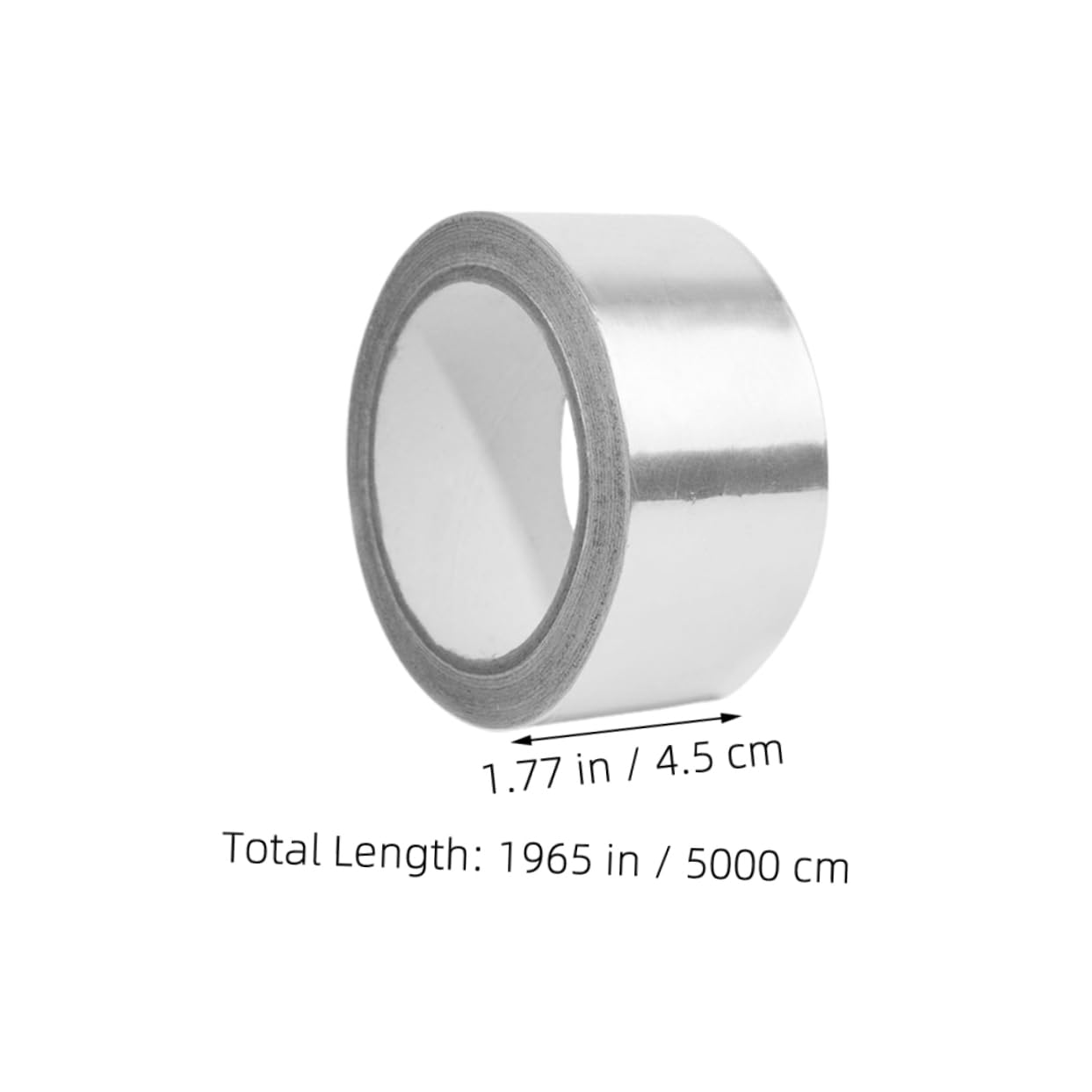 UKCOCO 4rouleaux Ruban Adhésif Aluminium Ruban Aluminium Conducteur Pour Isolation Thermique Et Étanchéité Haute Adhérence Et Protection La Chaleur