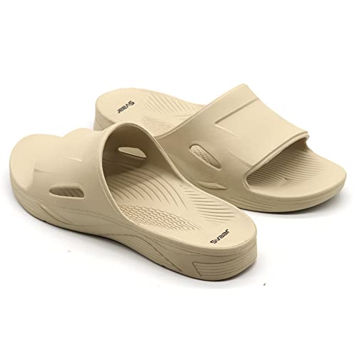 Image of SVAAR EveryWear Sliders for Men || Comfortable Indoor Outdoor Slider Slip-on Slippers for Men and Boys