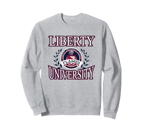 Liberty Flames Laurels Gray Officially Licensed Sweatshirt