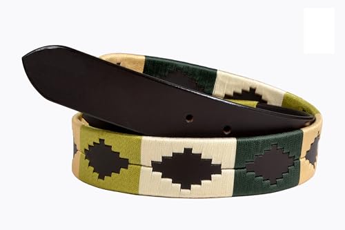 Argentine Polo Belts Hand Woven Unisex Top Grain Fashion Polo Leather Belt 100% Hand Made Belt PBRSI1113