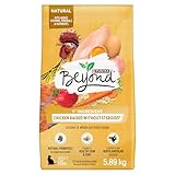 Beyond Simply Natural Dry Cat Food, Farm-Raised Chicken & Whole Oat Meal - 5.89 kg Bag