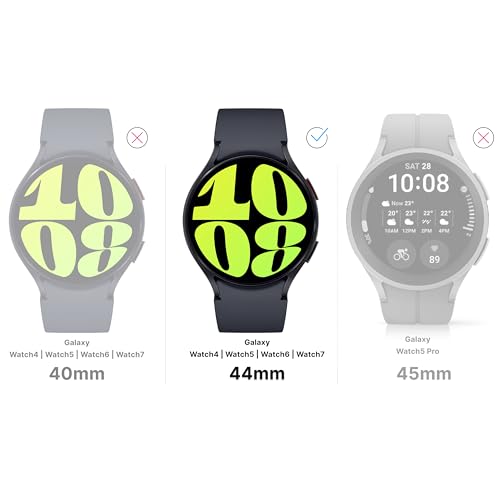 Inskin Screen Protector for Samsung Galaxy Watch 7/6/5/4 44mm – 3-Pack Tempered Glass, Easy Suction Cup Installation, Plasma Coating, Case-Friendly, 9H Hardness, Ultra Clear, High Definition by Inskin - Image 2