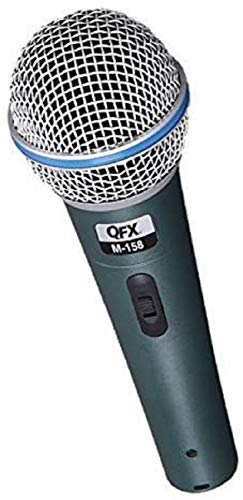 Qfx Instrument Dynamic Microphone, Xlr Connector (M-158), Black #TOP23