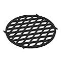 Charkettle Cast Iron Gourmet BBQ System 11.8 Inch Sear Grate Replacement for 8834, Thick Searing/Cooking Grid, Compatible with 22-1/2 inch Weber Charcoal Grills