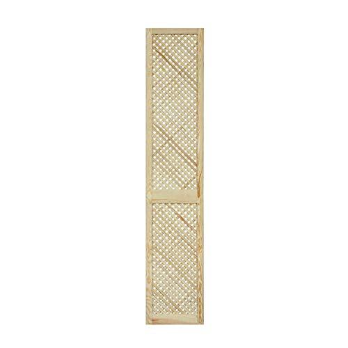 ben+camilla.com Gittertür 201,3 x 39,4 cm | Hochwertige Kiefer Massivholztüren - unbehandelt für Schrank- & Möbelbau oder Heizungsverkleidung