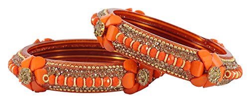Image of NMII Viral Multi Colour Glass Bangles with Golden Ghungroo Charms & Stone Work For Women & Girls | Fancy Designer Glass Bangle | Traditional Chudi | Kanch Ki Churi | Stylish Ghungroo Bangle For Women