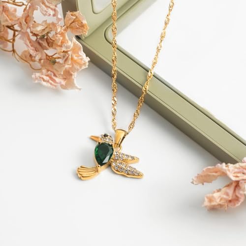 Image of 18k Gold Plated Vintage Dainty Pink Gemstone Bow Pendant Necklace Women Court Style Oval Cut Zircon Necklace