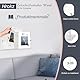 Hrokz Acryl Zeitschriftenhalter Wand (80cm/32in)