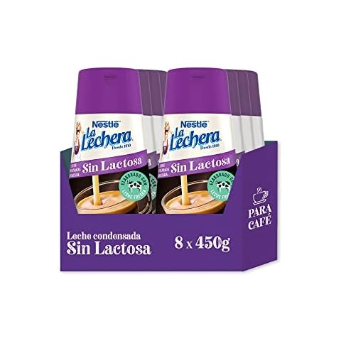 Nestlé La Lechera Leche condensada desnatada sin lactosa Sirve Fácil Cover