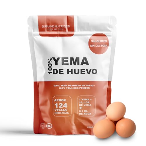 Bio-Eigelbpulver (1 kg) | Ökologische Eigelbe in Pulverform | Ohne Zusatzstoffe | Laktosefrei & glutenfrei | Vakuumverpackung im Beutel