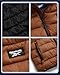 Reebok Mens Puffer Jacket - Lightweight Quilted Glacier Shield Plus Size Puffer Jackets for Men - Insulated Mens Winter Coats, Size 5X-Large, Timber