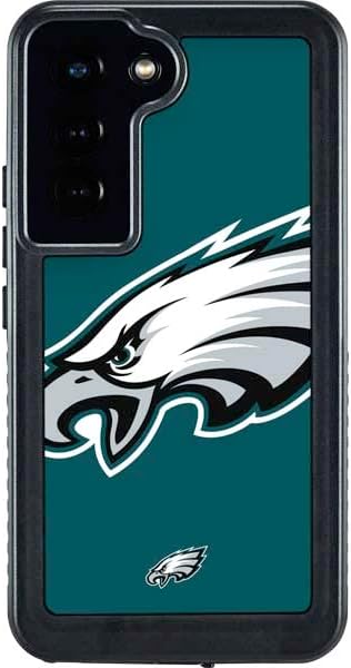 Skinit Waterproof Case Compatible with Samsung Galaxy S23 - Officially Licensed NFL Philadelphia Eagles Large Logo Design