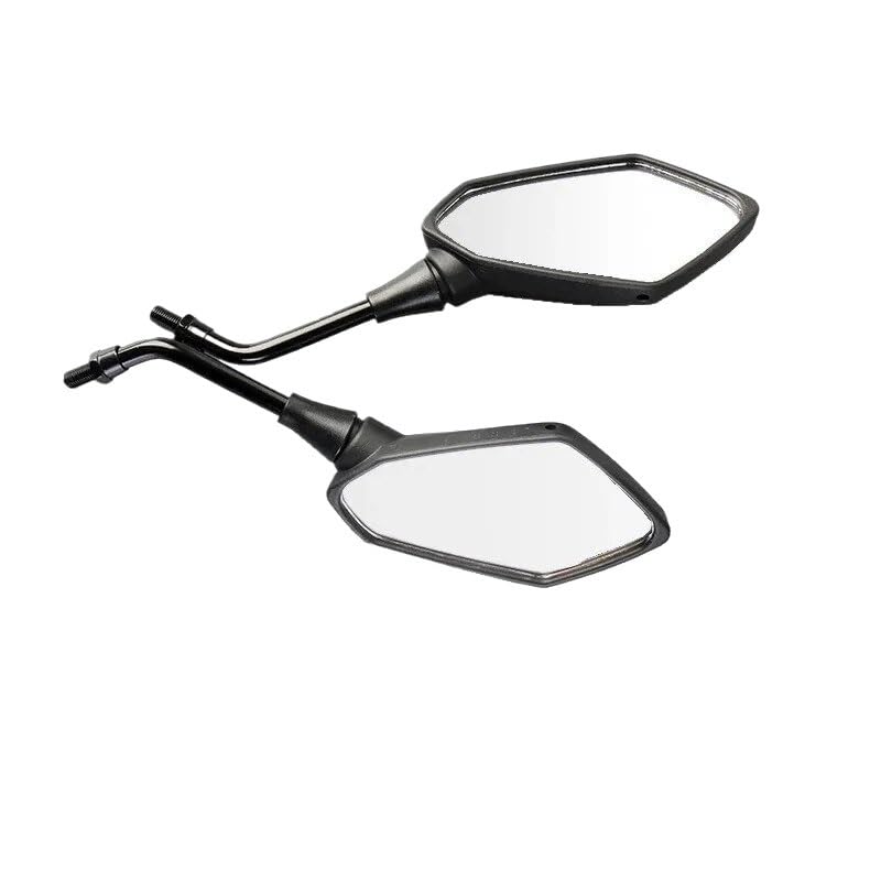 Espejos retrovisores de moto de 10mm y 8mm ajustables para scooter y e-bike
