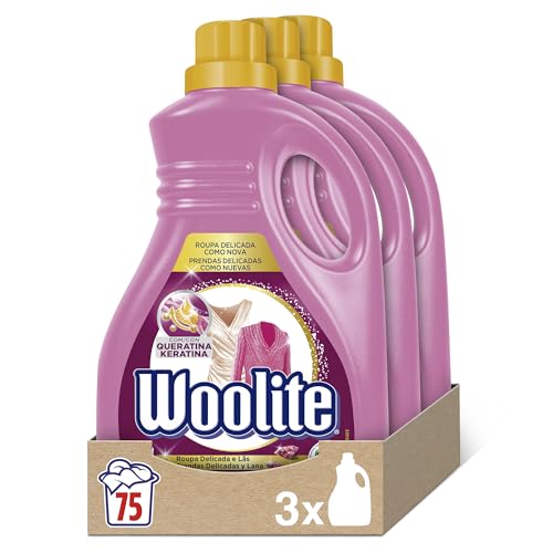 Woolite Detergente en Gel para Ropa de Lana y Seda (750 Ml) - Paquete de 3
