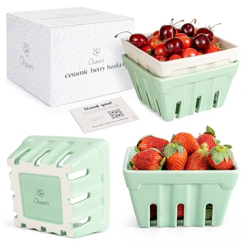 CHAWRI Vintage Ceramic Berry Basket