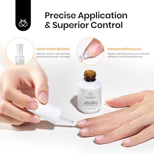 Image of Beetles 20ml Nail Dehydrator : Professional Nail Prep Acid-Free & Hema-Free Dehydrate Bond Primer for Acrylic and Gel Polish