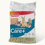 Beaphar - Care+ - Heno Timothy para Conejos y roedores - Rico en Fibra- Ayuda al Desgaste Natural de los Dientes- Buena digestión y Óptima proporción de Calcio y fósforo - 1kg