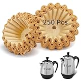 250PCS Percolator Coffee Filters For Farberware Coffee Percolator 4Cup & 8Cup