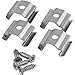 Progress Lighting P8752-01 Traditional Mounting Clips for LED Tape Sections from Hide-A-Lite 4 Collection in Pwt, Nckl, B/S, Slvr. Finish, 0.50 inches