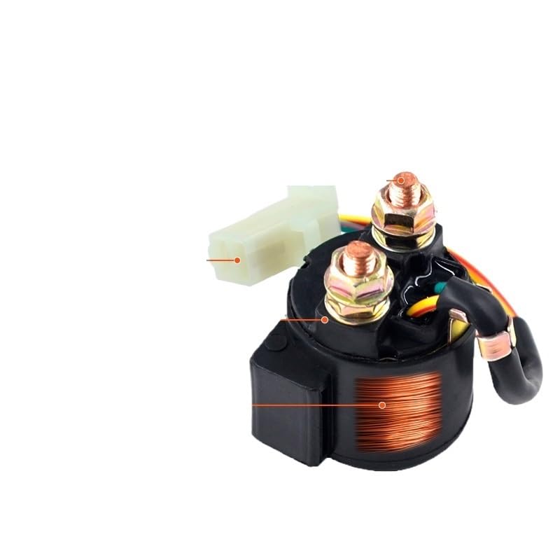 Relais démarreur moto solénoïde étanche 12V contacts cuivre premium - 7