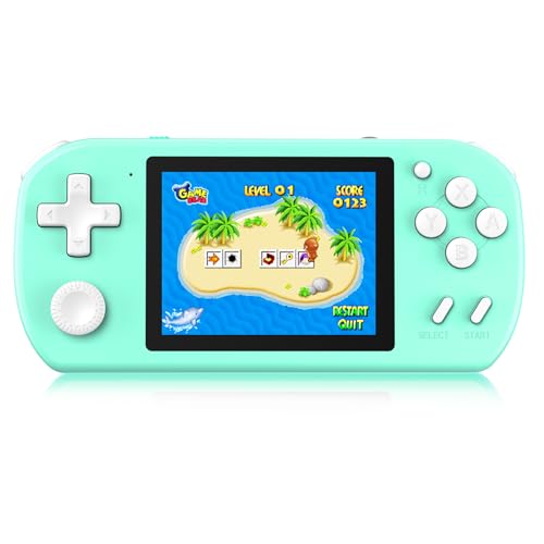 CCTU Handheld Games for Kids Preloaded 218 Retro Video Games, Portable Gaming System with 3.0' Screen Rechargeable Battery, Mini Travel Electronic Toy...